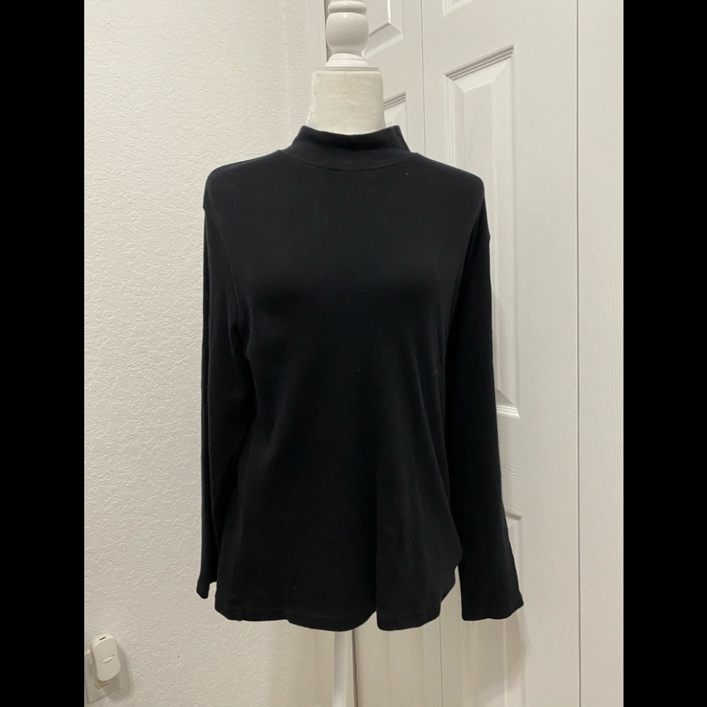 Karen scott black turtleneck